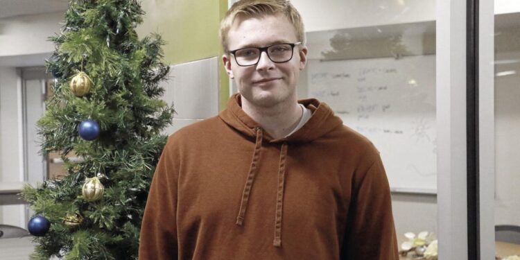 Foreign exchange student from Belgium enjoying his year at GHS