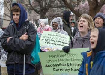 The American Council of the Blind and Supporters Rally to Demand Accessible and Inclusive Currency