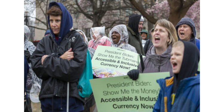 The American Council of the Blind and Supporters Rally to Demand Accessible and Inclusive Currency