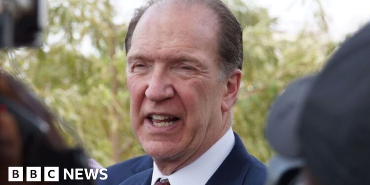 China’s loans to Africa worry World Bank President David Malpass