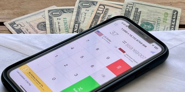 calculate money exchange when offline