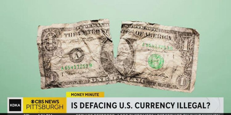 Money Minute: Is defacing US currency illegal?