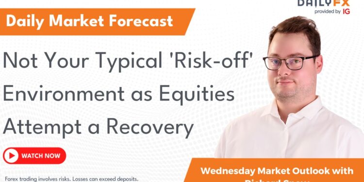 Not Your Typical 'Risk-off' Environment as Equities Attempt a Recovery – DailyFX