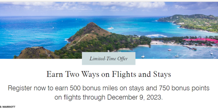 Marriott Bonvoy & United MileagePlus Dual Currency Offer Through December 9, 2023