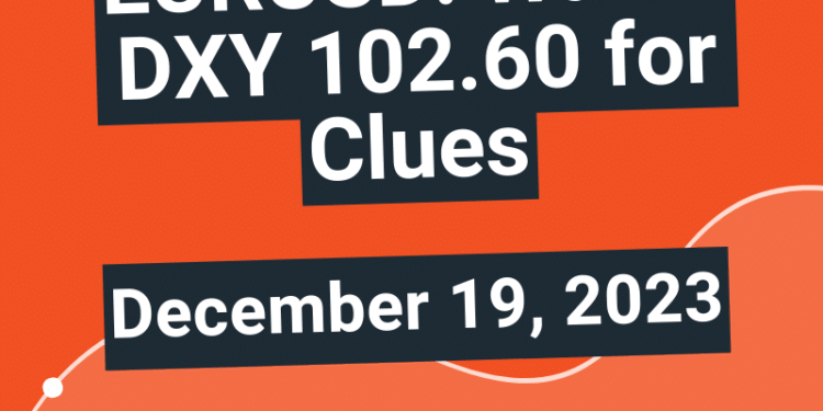EURUSD: Watch DXY 102.60 For Clues
