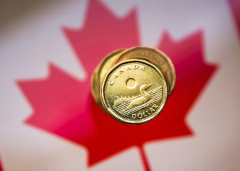 Canadian dollar gains for second day as Wall Street rallies