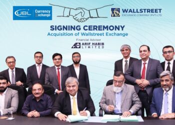 UBL Currency Exchange to take over Wallstreet Exchange