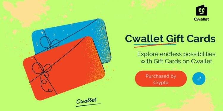 Cwallet Announces New Gift Card Feature for Global Digital Currency Users