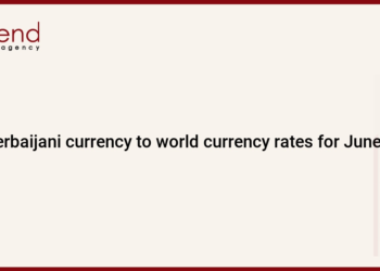 Azerbaijani currency to world currency rates for June 4