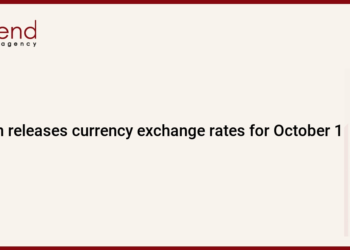 Iran releases currency exchange rates for October 1