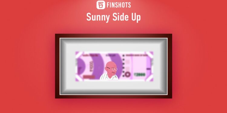 š³ X is down⦠, why Gandhi smiles on Indian currency notes & moreā¦