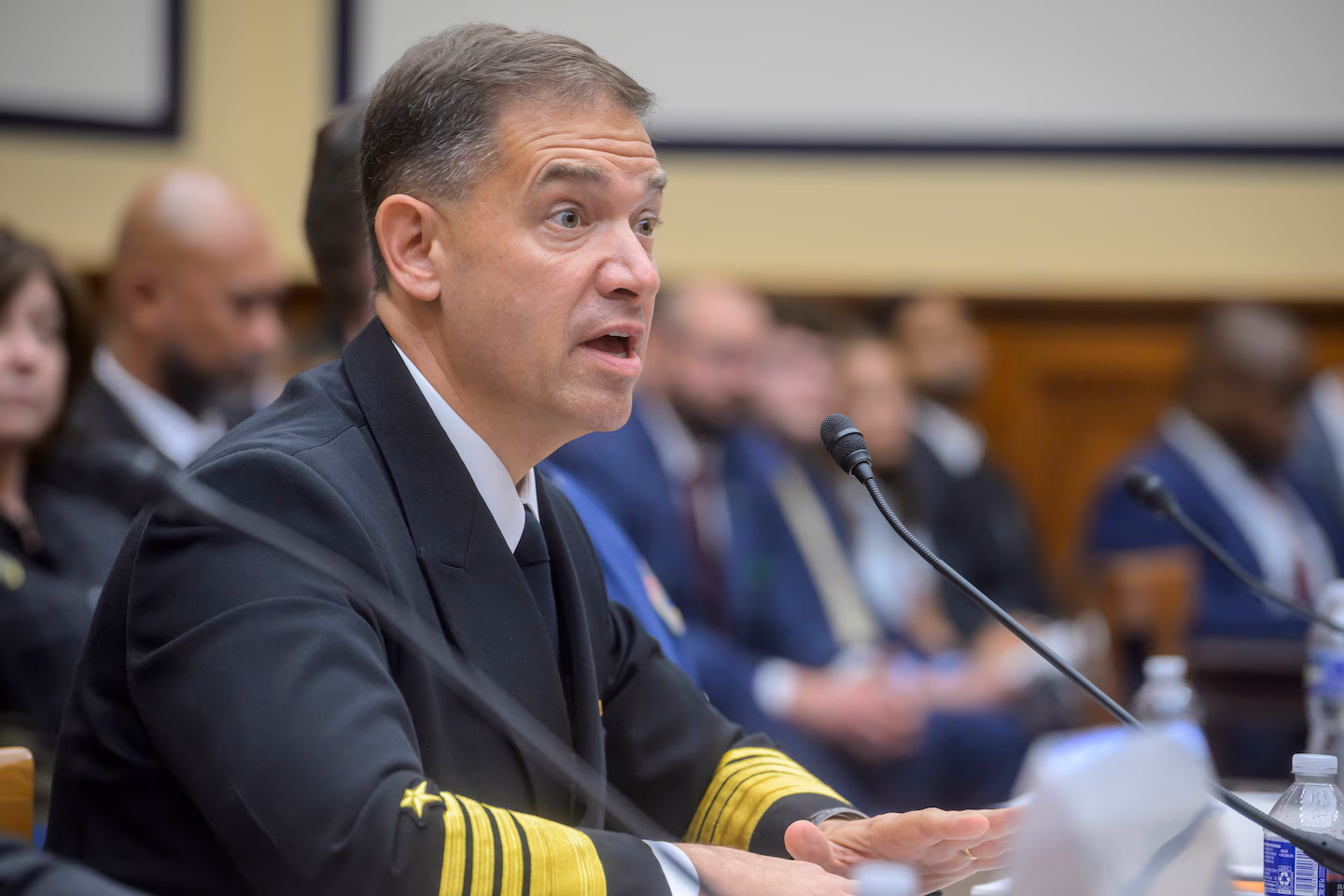 Adm. Brad Cooper accuses Moulton of ‘inappropriate’ remark in Iran war exchange