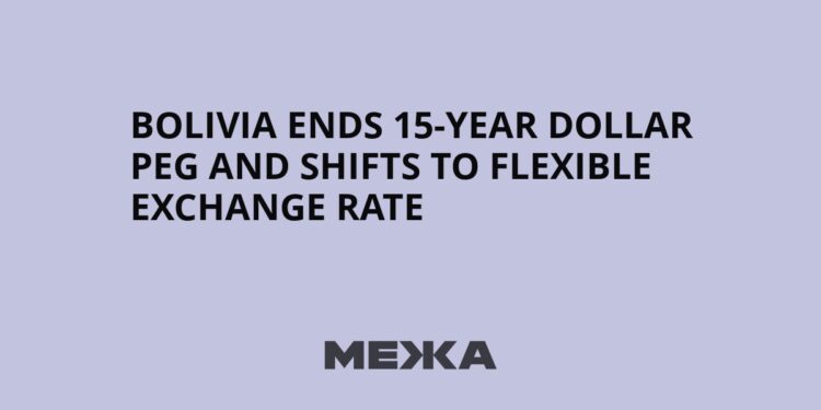 Bolivia ends 15-year dollar peg and shifts to flexible exchange rate | Ukraine news