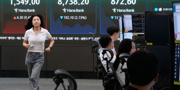 Most of Wall Street rises as sinking AI stocks keep it on track for a losing week | National News