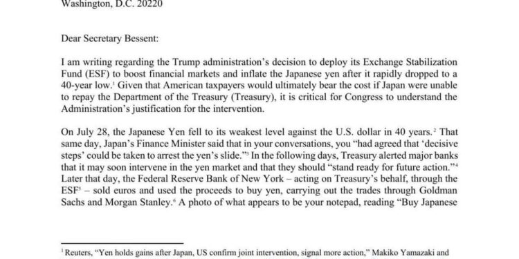 Election 2026: Cooper headliner fails on currency asset exchange, Bessent says | APG State News