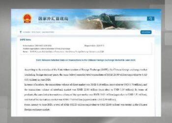 China’s foreign exchange market posts turnover of 28 trln yuan in June