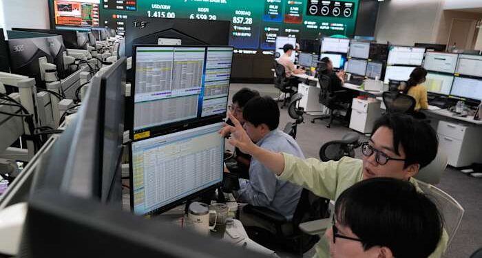 Shares are mostly higher in Asia, with Kospi up 4%, while oil prices gain