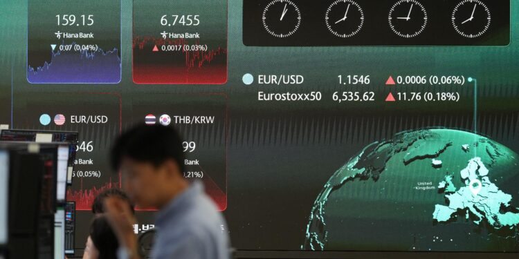 Global shares mostly rise after buying of AI-related shares and oil prices fall